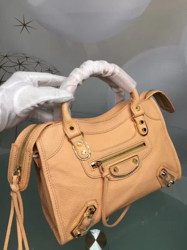 BALENCIAG巴黎世家 原版義大利進口山羊皮 小金釘 可單肩斜挎  BL1265